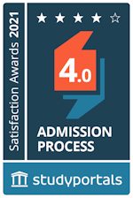 Medal for Admission process with a score of 4.0