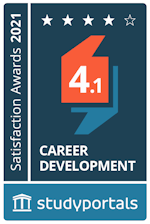 Medal for Career development with a score of 4.1