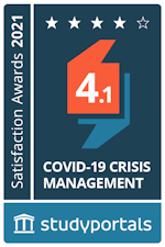 Medal for Covid 19 crisis management with a score of 4.1