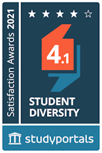 Medal for Student diversity with a score of 4.1